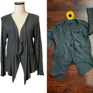 EILEEN FISHER OPEN ASYMMETRICAL CARDIGAN 💛